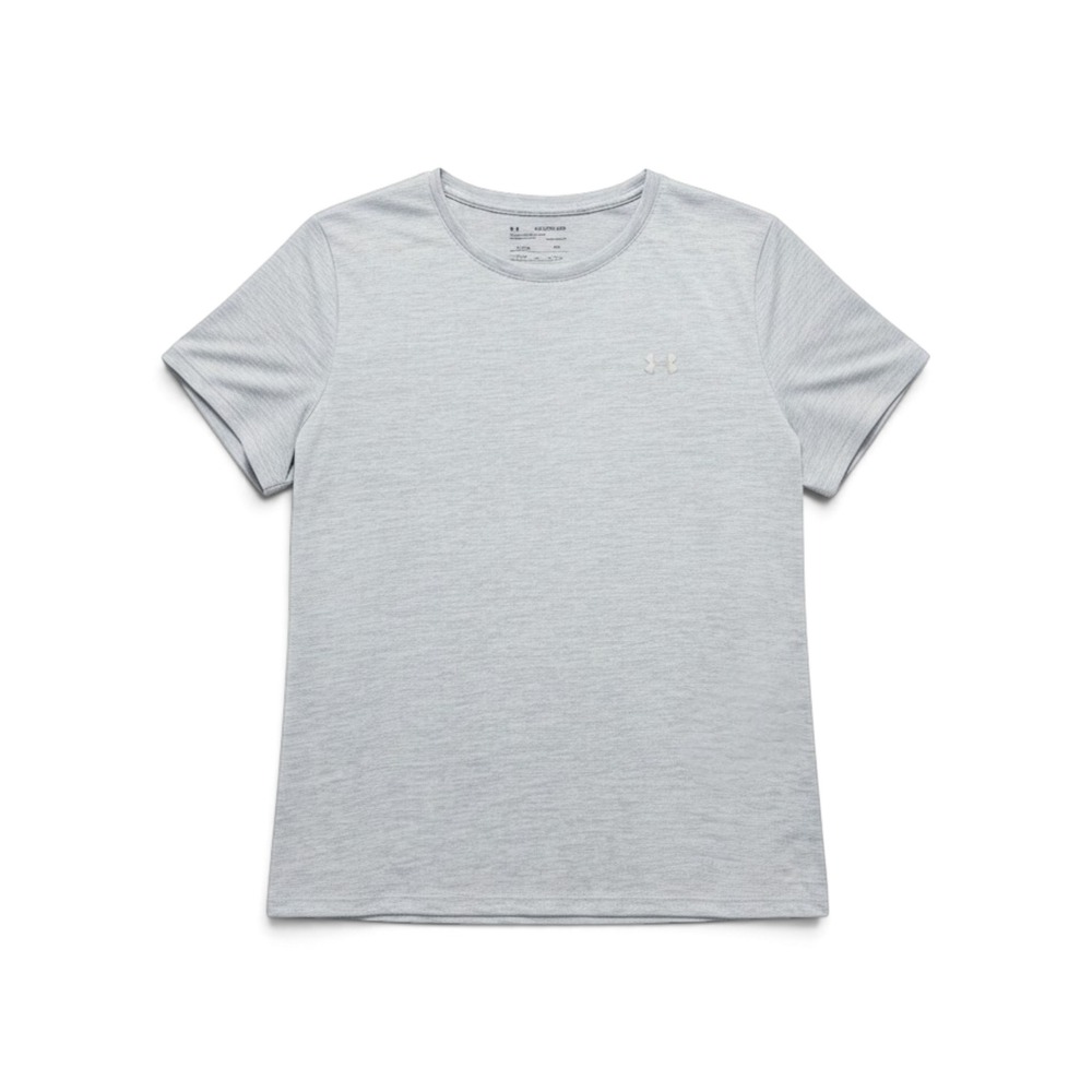 Under Armour HeatGear Tee Women 2XL Athleisure Activewear Performance Gray
